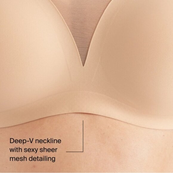 Knix Shadow Mesh Revolution Bra L++ Warm Sand NWOT - Picture 4 of 12